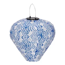 Lámpara solar de tela colgante S 28 cm