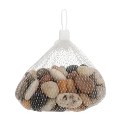 Malla con piedras de río 1kg