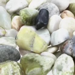 Malla con piedras de río 1kg
