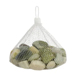 Malla con piedras de río 1kg