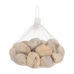 Malla con piedras de río 1kg