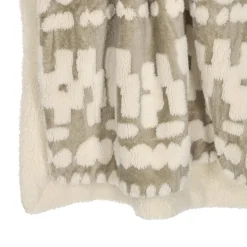 Manta jacquard cordero doble 125x150 cm