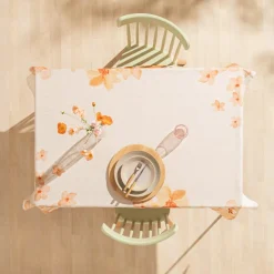 Mantel con estampado floral 150x250 cm