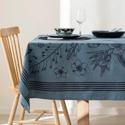 Mantel de algodón con diseño estampado 160x160 cm