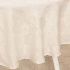 Mantel de jacquard de lino 150 cm