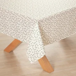 Mantel texturado con estampado