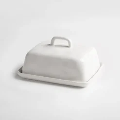Mantequillera de porcelana 14x11x6,5 cm