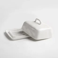 Mantequillera de porcelana 14x11x6,5 cm