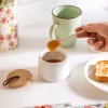 Mermeladero de porcelana con cuchara 200 ml
