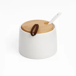 Mermeladero de porcelana con cuchara 200 ml