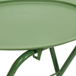 Mesa redonda plegable 52x37x62 cm