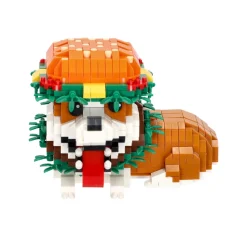 Minibloques perro con sombrero nivel 4