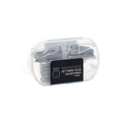 Mini caja con accesorios de escritorio