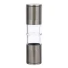 Molinillo doble de acrílico y acero inoxidable 270 gr