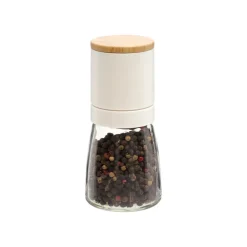 Molinillo Vidrio con tapa de madera y plástico 170 ml
