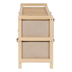 Mueble cajonera textil 2 niveles 67x57,5x37 cm
