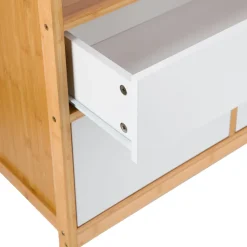 Mueble con tres cajones y cuatro niveles 80x32x80 cm