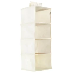 Organizador bambú y algodón 30x30x80 cm