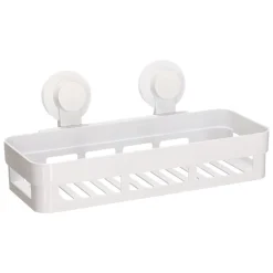 Organizador canasto con succión 12,7x30,2x13,8 cm