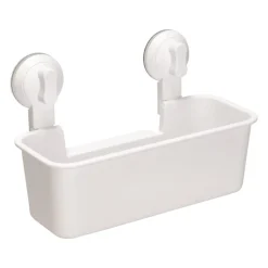 Organizador canasto plástico con succión 24,2x11,3x15,2 cm