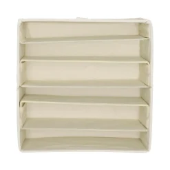 Organizador de brasier bambú y algodón 28x28x11 cm