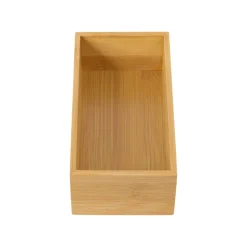 Organizador de cajón de bambú 15,5x8x5 cm