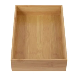 Organizador de cajón de bambú 15,5x23x5 cm