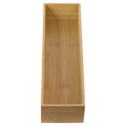 Organizador de cajón de bambú 32,5x8x5 cm