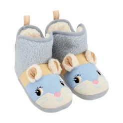 Pantufla bota peluda infantil