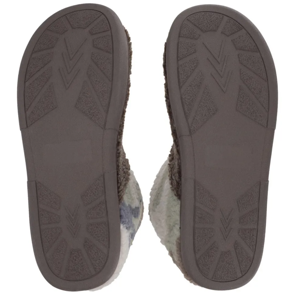 Pantufla tipo bota corderito