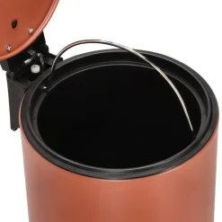 Papelero metálico con pedal 3 L