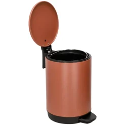 Papelero metálico con pedal 3 L