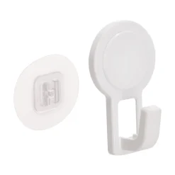 Percha de baño con succión 11,5x3,9x6,7 cm