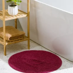 Piso de baño de algodón diámetro 60 cm