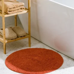 Piso de baño de algodón diámetro 60 cm