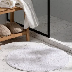 Piso de baño de algodón diámetro 60 cm