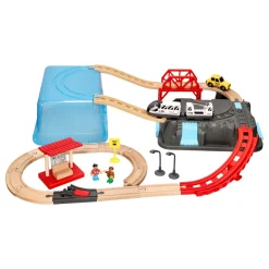 Pista para tren de juguete 39 piezas