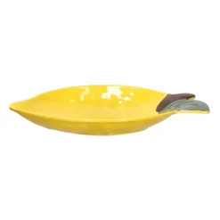 Plato de melamina con forma de limón