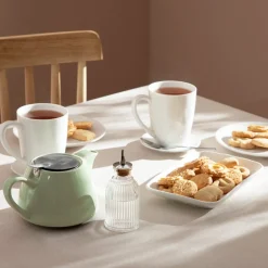 Plato para galletas de porcelana 20,4x13x2,8 cm