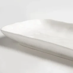 Plato para galletas de porcelana 20,4x13x2,8 cm