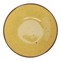 Plato sopa cerámica rústico 20,8x5,5 cm