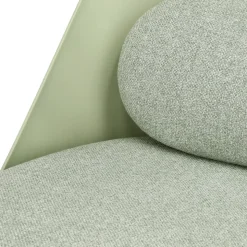 Poltrona Diseño con cojín Tela Melange Texturada