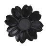 Portavela de metal con forma de flor 15,5x9 cm