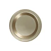 Portavela tipo plato de metal 12x15 cm