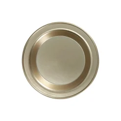 Portavela tipo plato de metal 12x15 cm
