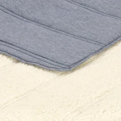 Quilt de microfibra con cordero