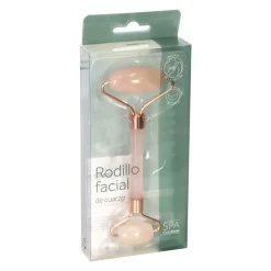 Rodillo masajeador de cuarzo para la cara
