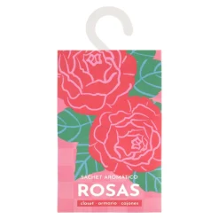 Sachet aromático rosas 11x17 cm