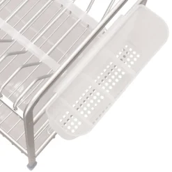 Secaplatos de alumnio con 2 niveles 51x24,5x34 cm