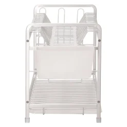 Secaplatos de alumnio con 2 niveles 51x24,5x34 cm